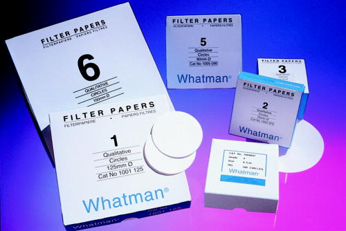 Filter Paper Grade 595 1/2 Folded filter, 210mm (100/pk)