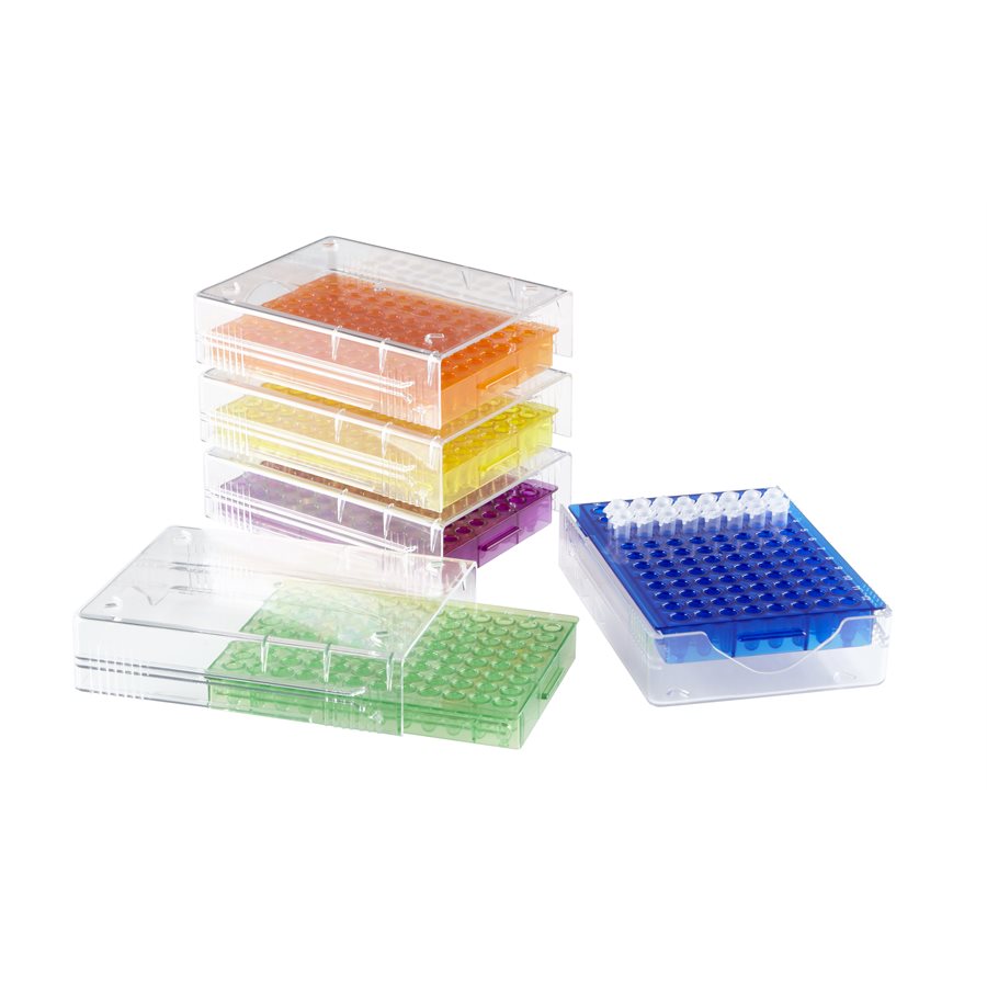 Low Temp PCR Rack (96 Well) (Purple) (Pack of 5 pcs)