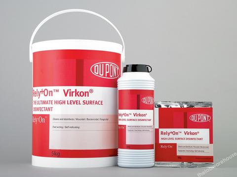 RelyOn Virkon Virucidal Disinfectant, Powder form (12 x tubs of 50 x 5g tablets)