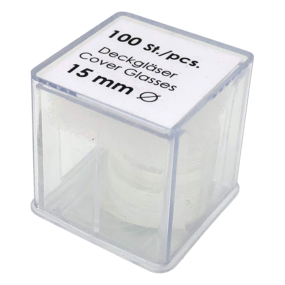 Round Cover Glass F15mm 100 Pieces x 10 Boxes