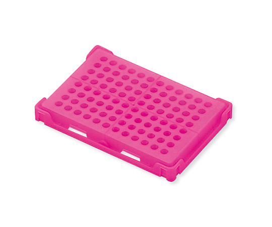 PCR Tray Pink , Lid x 20 Pcs