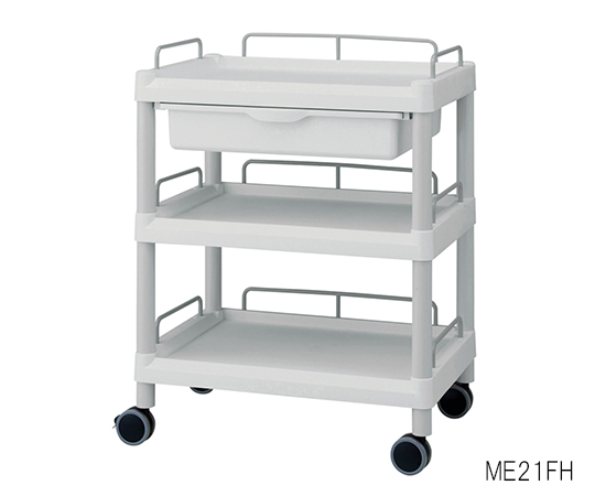 Mobile Easy Cart (Wiith Guard Frame: Gray) 3 Sages 532 x 368 x 855 Wiith Drawer