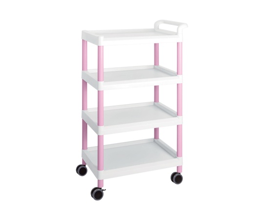 Mobile Easy Cart (Tall Type/Wide 32) Pink 4 Stages